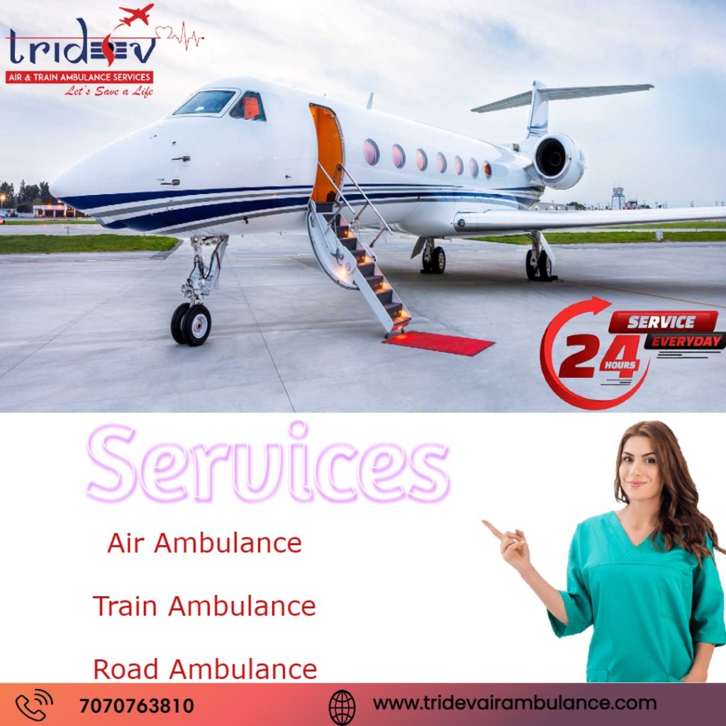 Tridev Air Ambulance in Patna: Bed-to-Bed Transfer for Quick and Safe Medical Transfers