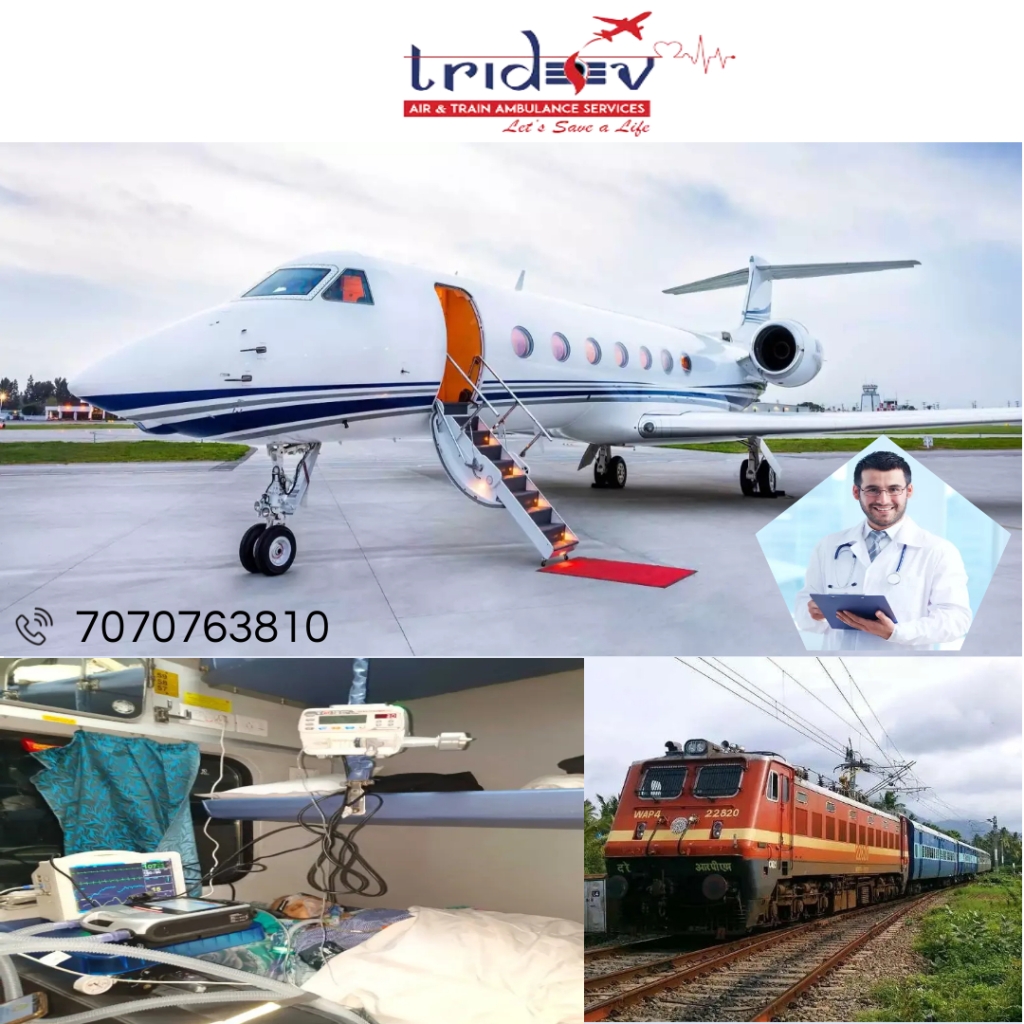 You Can Go outside Place by the Tridev Air Ambulance in Patna Where You Need the Treatment