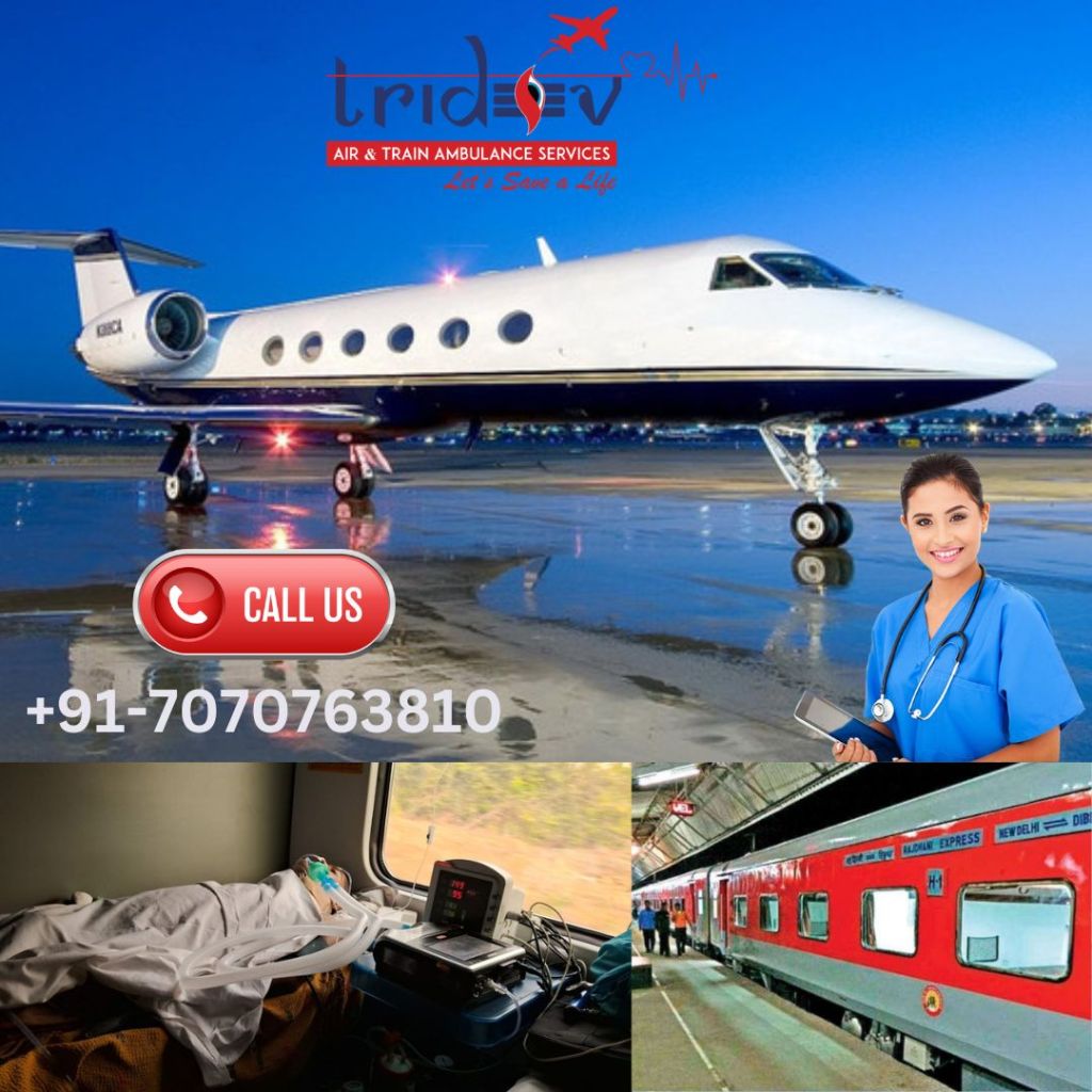 Tridev Air Ambulance Service in Patna – The Most Advanced Medical Option to Fly in an Emergency